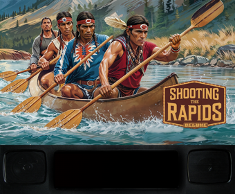 Shooting the Rapids Deluxe (Tombg) - Arcade - Marquee (null) - 2078x1714