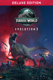 Jurassic World Evolution 3: Premium Edition - Box - Front (North America) - 600x900