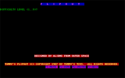 Tommy's Flipout - Screenshot - Game Title - 640x400