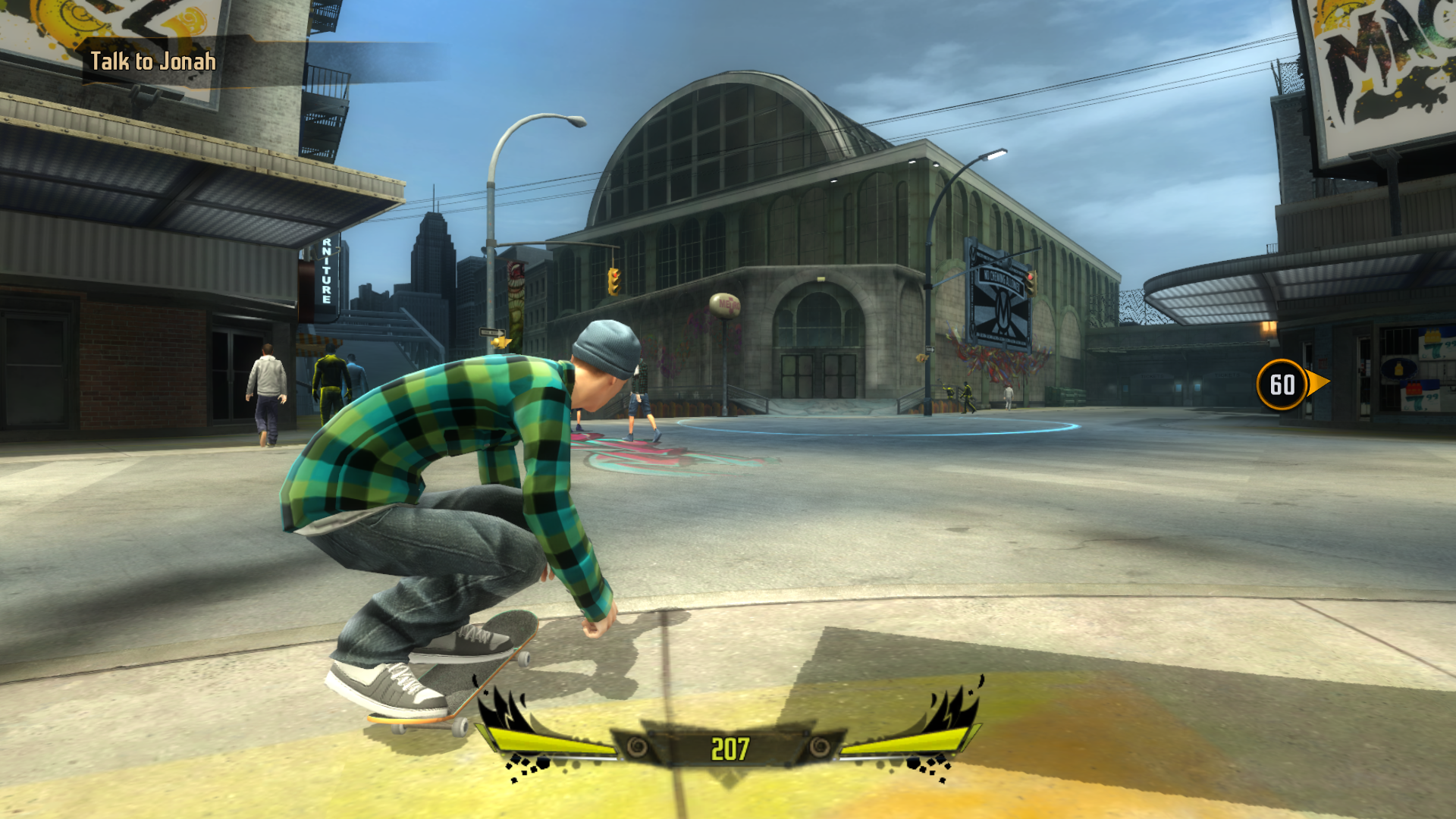 Illustration of Shaun White Skateboarding
