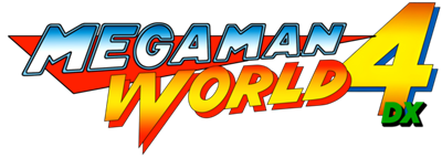 Mega Man World 4 DX - Clear Logo (null) - 640x230
