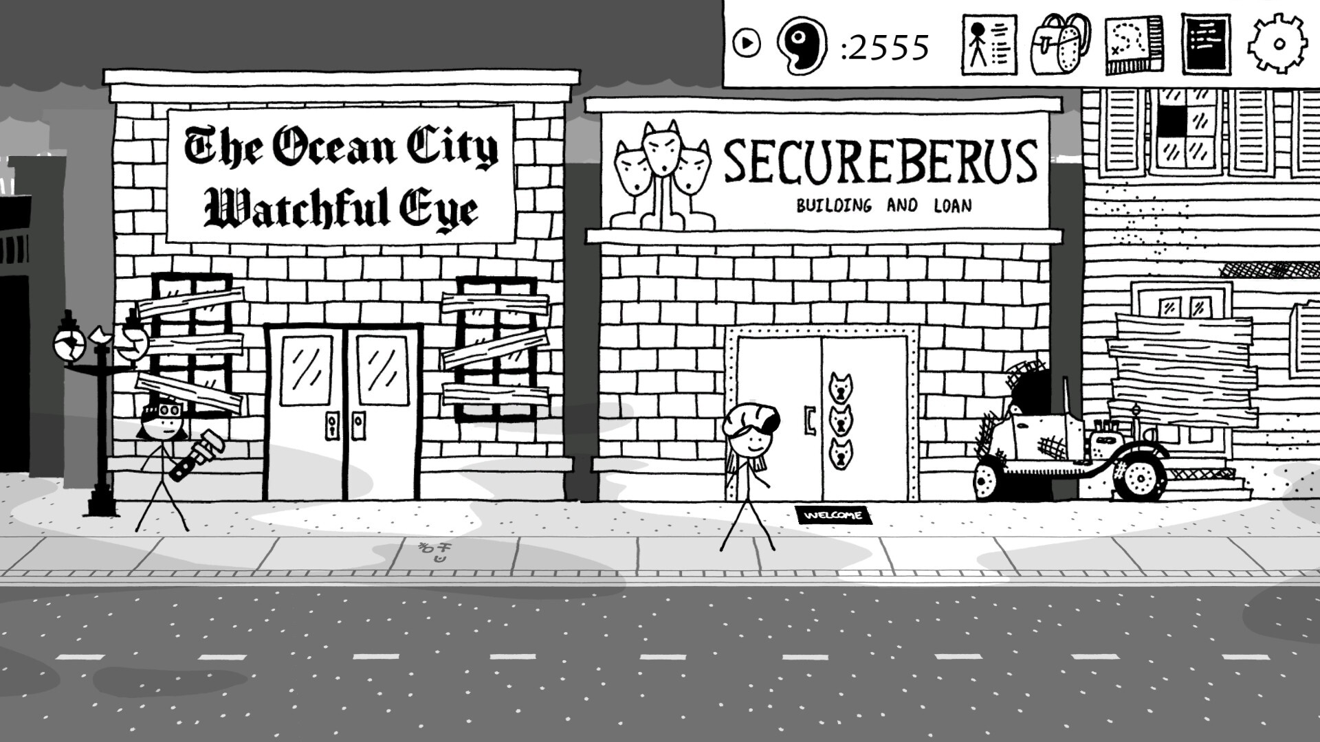 Illustration of Shadows Over Loathing