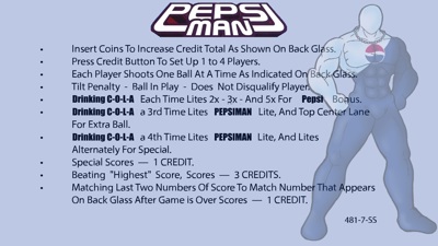 Pepsiman - Arcade - Controls Information (null) - 1920x1080