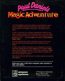 Paul Daniels Magic Adventure - Box - Back (United Kingdom) - 600x742
