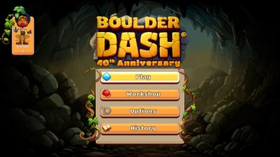 Boulder Dash 40th Anniversary - Screenshot - Game Title (North America) - 3840x2160