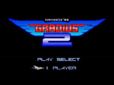 Nemesis '95 Gradius 2 - Screenshot - Game Title (World) - 1200x900