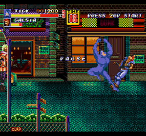 The Tick in Streets of Rage 2 - Screenshot - Gameplay (World) - 256x240