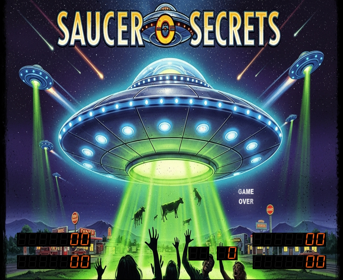 Saucer Secrets - Arcade - Marquee (null) - 1253x1024