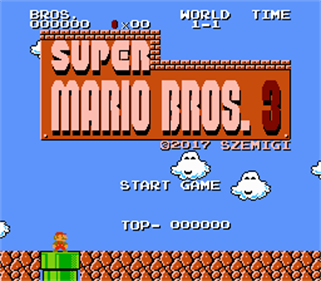 Super Mario Bros. 3: The Forgotten Worlds - Screenshot - Game Title (null) - 256x224