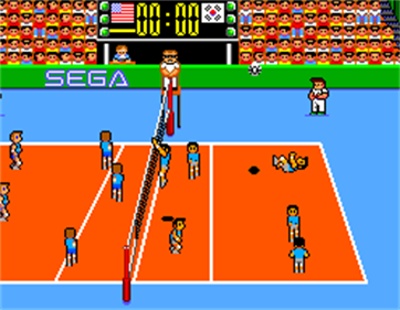 Great Volleyball - Screenshot - Gameplay (World) - 248x192