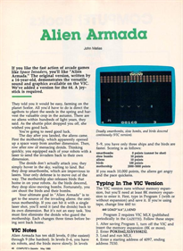 Alien Armada - Advertisement Flyer - Front (North America) - 578x789