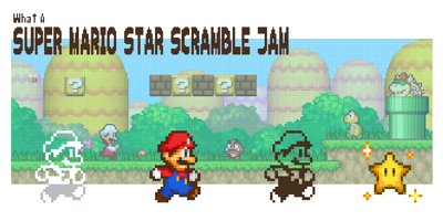 Super Mario Star Scramble Jam - Banner (null) - 720x360
