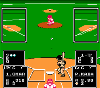 Nantettatte!! Baseball - Screenshot - Gameplay (World) - 256x224