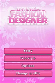 Let's Play Fashion Designer - Screenshot - Game Title (null) - 256x384