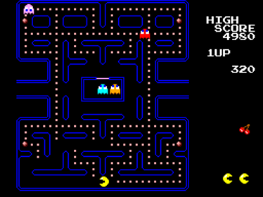 Pac-Man - Screenshot - Gameplay (World) - 256x192