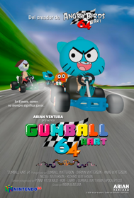 Gumball Kart 64 - Poster (South America) - 2528x3750