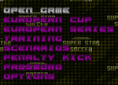 European Superstar Soccer: ISS Collection - Screenshot - Game Select (null) - 640x463