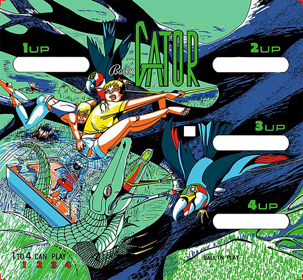 Gator - Arcade - Marquee (World) - 519x480