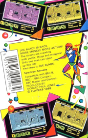 Joe Blade II - Box - Back (United Kingdom) - 509x794