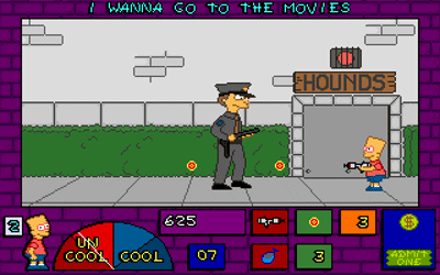 The Simpsons: Bart's House of Weirdness - Screenshot - Gameplay (null) - 320x200