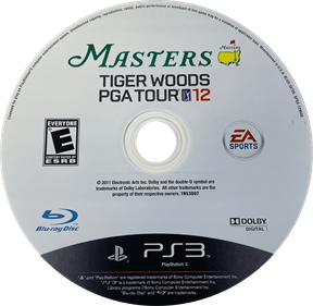 Tiger Woods PGA TOUR 12: The Masters - Disc (North America) - 1374x1338