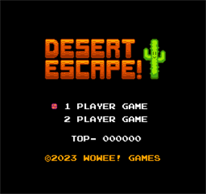 Desert Escape! - Screenshot - Game Title (null) - 256x240