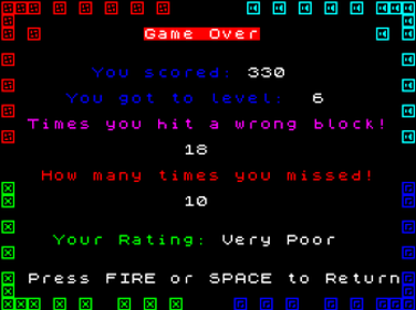 PileDriver - Screenshot - Game Over (null) - 347x259