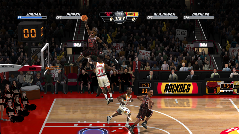 Illustration of NBA Jam: 1990's On Fire Edition