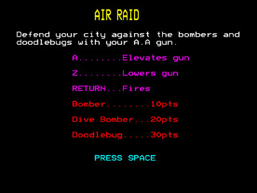 Air Raid - Screenshot - Game Title (null) - 1024x768