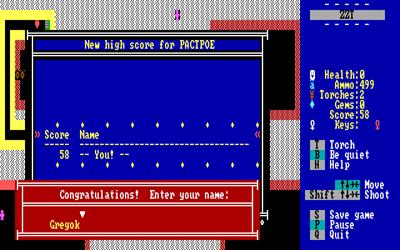 A Pact With Poe - Screenshot - High Scores (null) - 640x400
