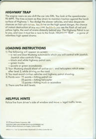 Highway Trap - Box - Back (North America) - 828x1200