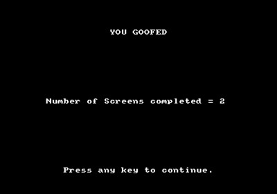 2D Star Dodge - Screenshot - Game Over (null) - 1152x810