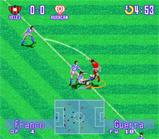 Futbol Argentino 96 - Screenshot - Gameplay (South America) - 256x224