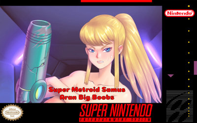 Super Metroid Samus Aran Big Boobs - Fanart - Box - Front (null) - 999x625