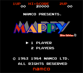 Mappy 30th Anniversary Edition - Screenshot - Game Title (null) - 256x224