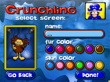 Cap'n Crunch's Crunchling Adventure - Screenshot - Game Select (null) - 640x480