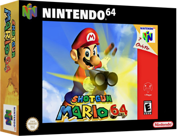 Shotgun Mario 64 - Box - 3D (North America) - 926x701