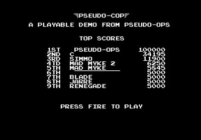 Pseudo-Cop - Screenshot - Game Title (null) - 705x493