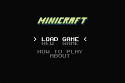 Minicraft - Screenshot - Game Title (null) - 240x160