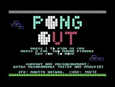 pOngOut - Screenshot - Game Title (null) - 707x532