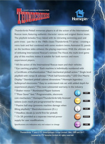Thunderbirds (Homepin) - Advertisement Flyer - Back (null) - 993x1360