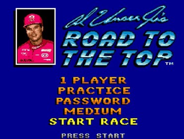 Al Unser Jr.'s Road to the Top - Screenshot - Game Title (null) - 575x435