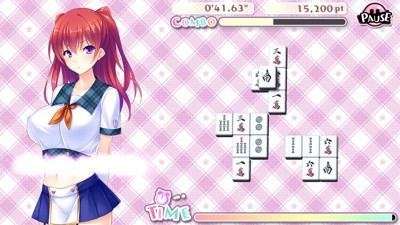 Delicious! Pretty Girls Mahjong Solitaire - Screenshot - Gameplay (null) - 1280x720