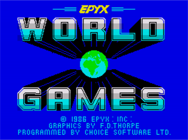 World Games  - Screenshot - Game Title (null) - 1345x1000