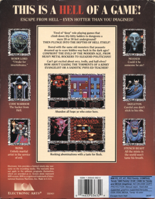 Escape from Hell - Box - Back (North America) - 622x800