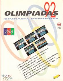 Olimpiadas 92: Gimnasia Deportiva - Box - Back (Spain) - 2099x2669