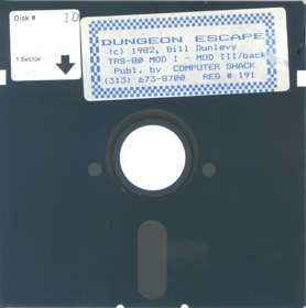 Dungeon Escape - Disc (North America) - 800x806