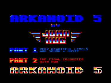 Arkanoid 5 - Screenshot - Game Title (null) - 320x240