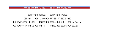 Space Snake - Screenshot - Game Title (The Netherlands) - 520x234