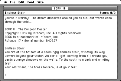 Zork III: The Dungeon Master - Screenshot - Gameplay (null) - 512x342